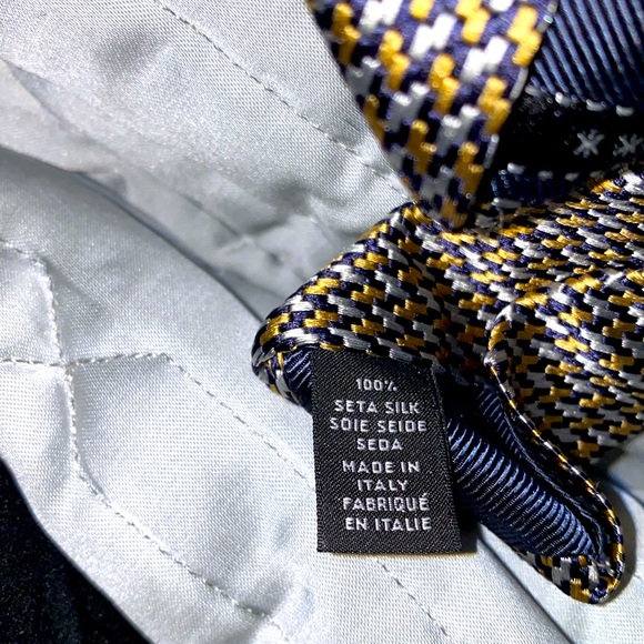 ERMENEgildoZEGNA silk tie. Made in Italy. - Picture 4 of 7